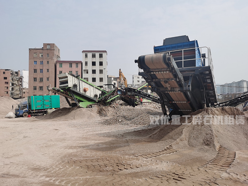 国内履带式移动破碎站厂家 南京建筑垃圾再生设备多少钱